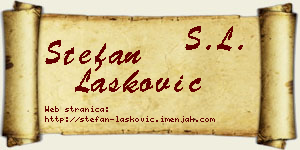 Stefan Lasković vizit kartica